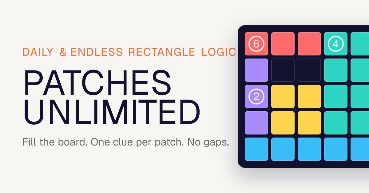 Play Patches Online - Daily & Endless Puzzles | Patches Unlimited